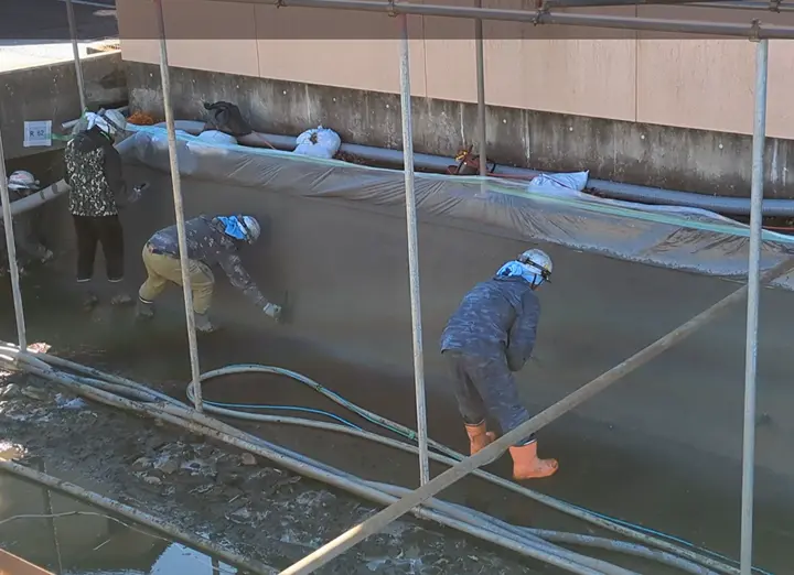 水路補修工事の画像